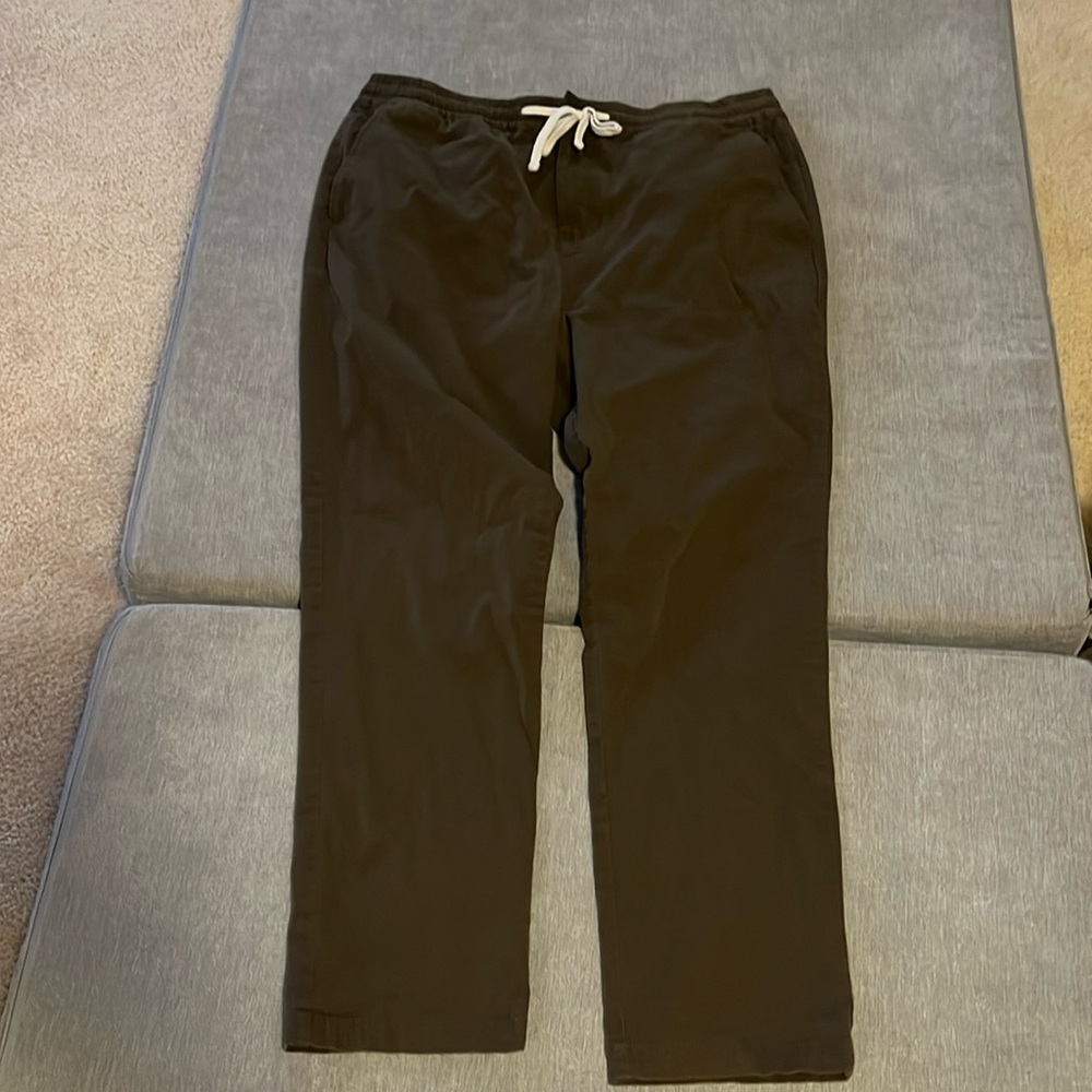 J Crew Dock Pants; L; Brown